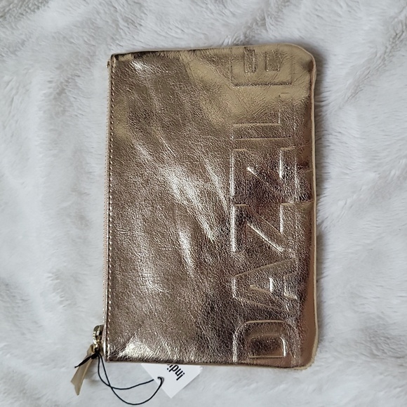 NWT! Gold Dazzle Medium Pouch! - Picture 9 of 9